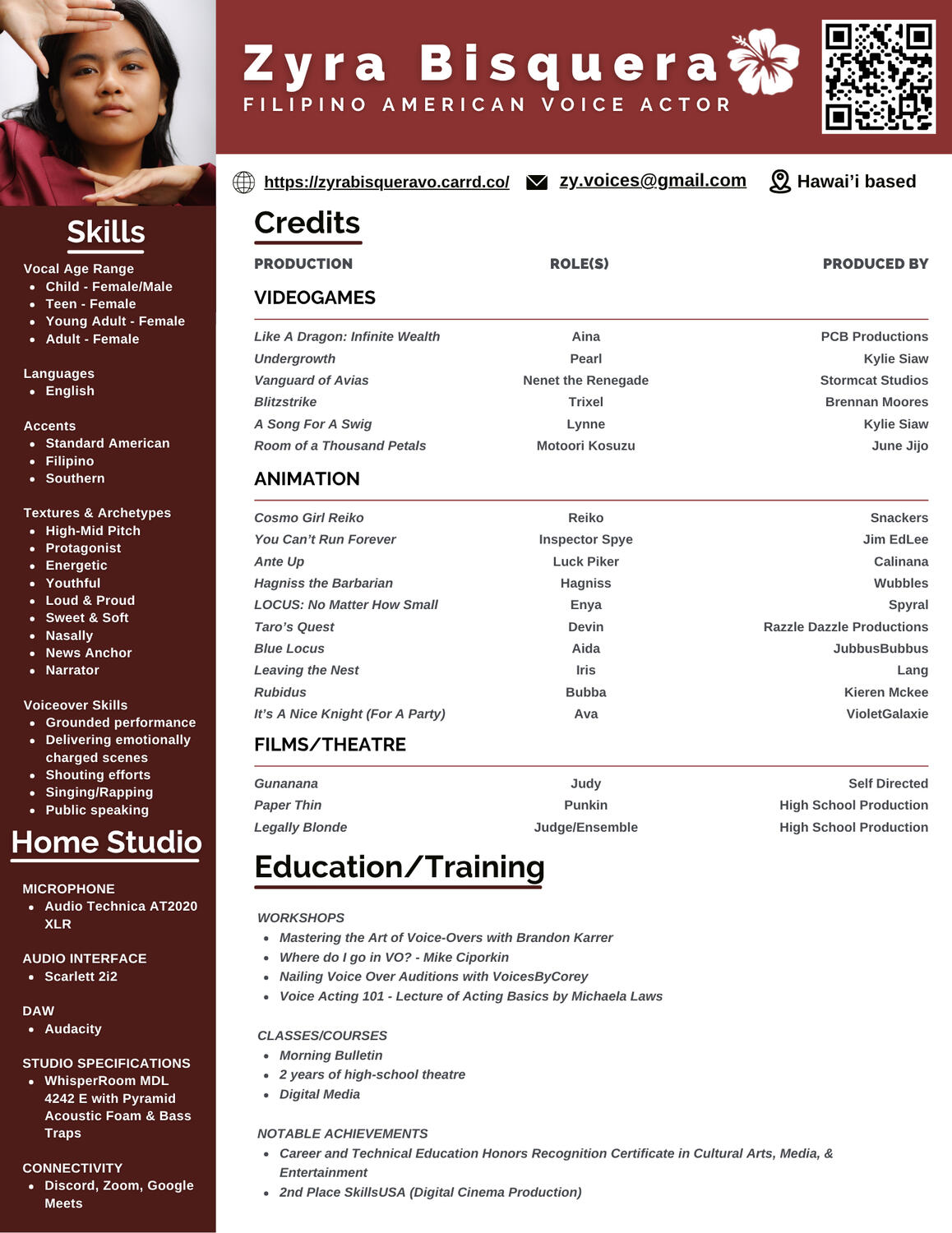 Zyra Bisquera VO Resume